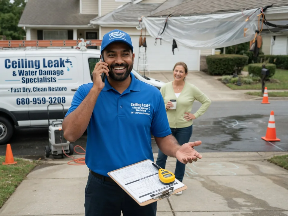 Ceiling Leak Cleanup Hamilton, TX FAQs
